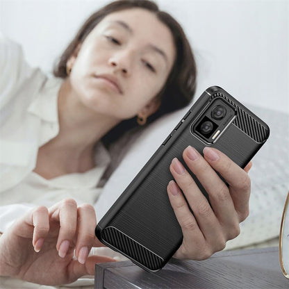 Tok a Motorola Edge 30 Neo-hoz, Techsuit, karbon, fekete