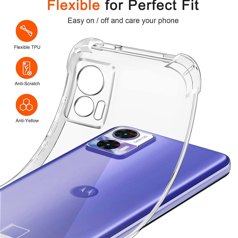 Tok Motorola Edge 30 Neo-hoz, Techsuit, ütésálló átlátszó, áttetsző