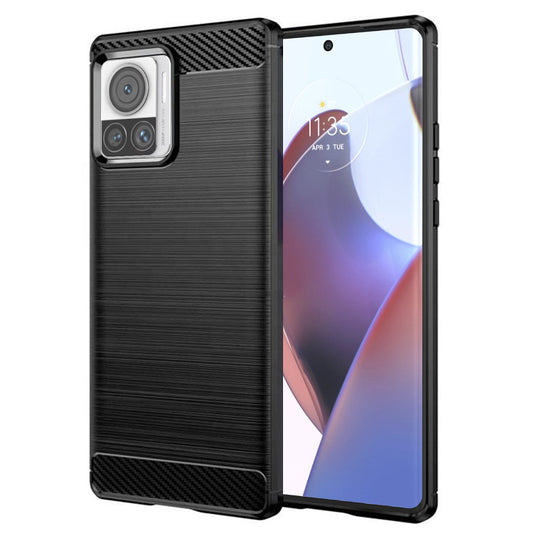 Tok a Motorola Edge 30 Ultra készülékhez, Techsuit, karbon, fekete