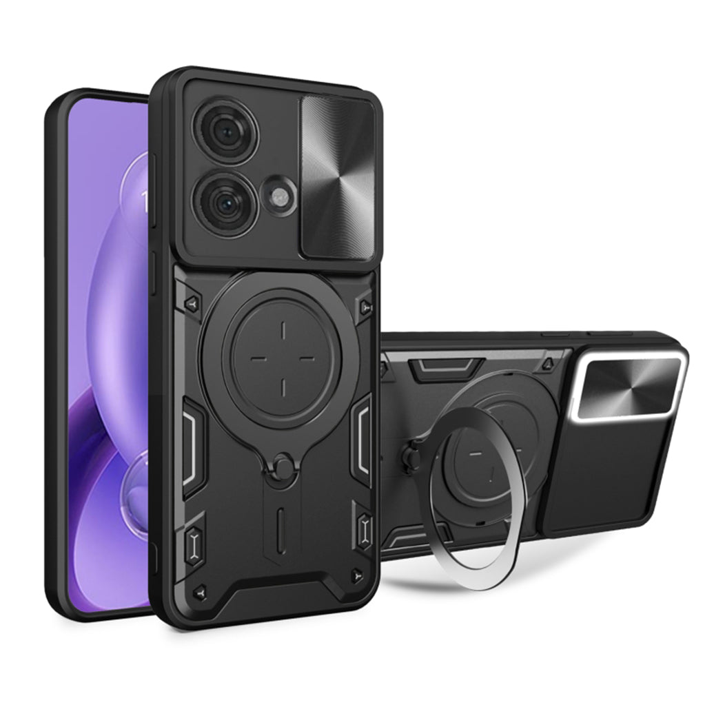 Tok Motorola Edge 40 Neo-hoz, Techsuit, CamGuard Pro, Fekete