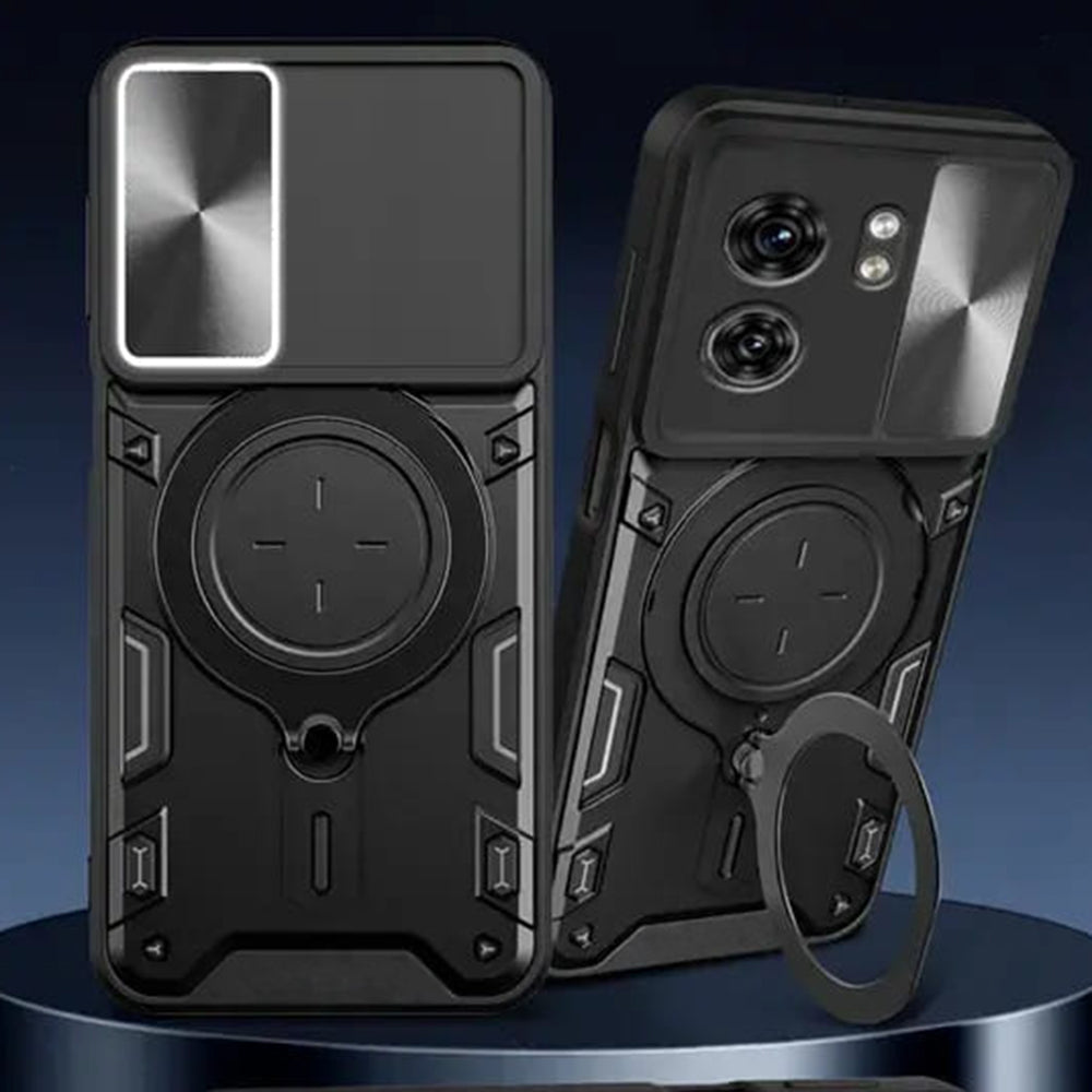 Tok Motorola Edge 40 Neo-hoz, Techsuit, CamGuard Pro, Fekete