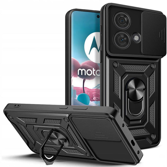 Tok Motorola Edge 40 Neo-hoz, Techsuit, CamShield, Fekete