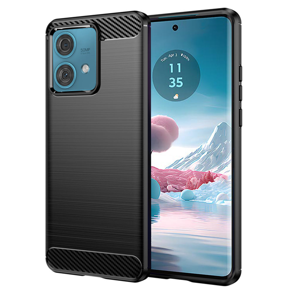 Tok Motorola Edge 40 Neo-hoz, Techsuit, karbon, fekete