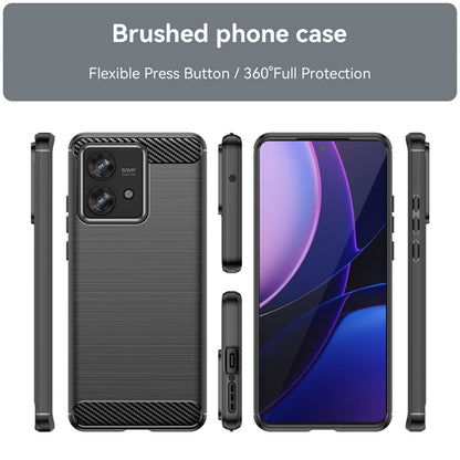 Tok Motorola Edge 40 Neo-hoz, Techsuit, karbon, fekete