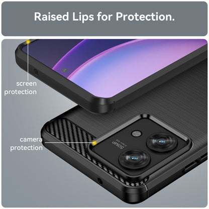 Tok Motorola Edge 40 Neo-hoz, Techsuit, karbon, fekete