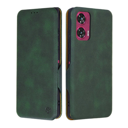 Tok Motorola Edge 50 Fusion készülékhez, Techsuit, Safe Wallet Plus, Zöld