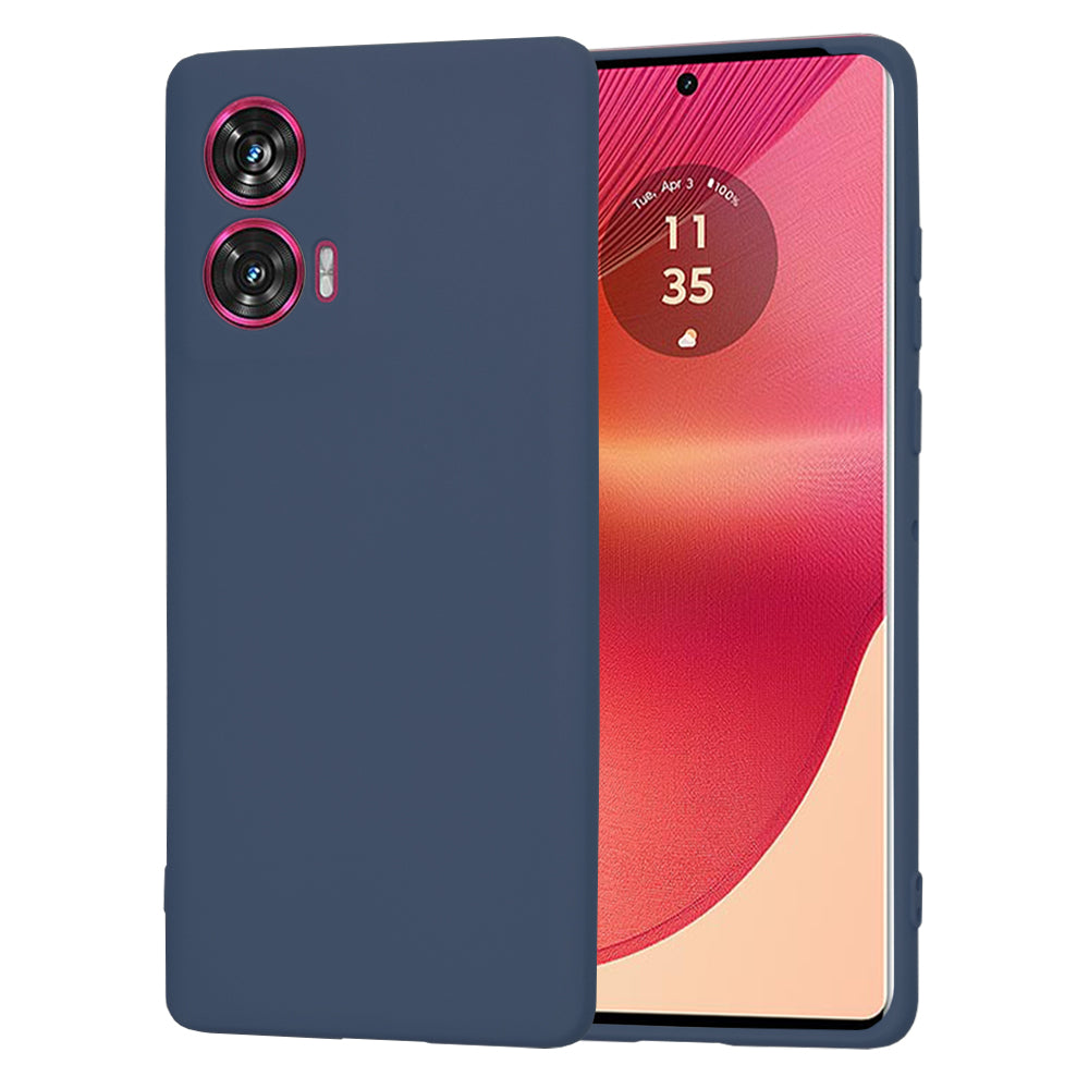 Tok Motorola Edge 50 Fusion készülékhez, Techsuit, SoftFlex, Tengerészkék