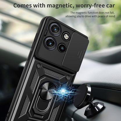 Tok Motorola Edge 50 Neo-hoz, Techsuit, CamShield, Fekete