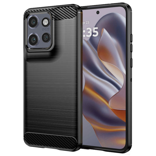 Tok Motorola Edge 50 Neo-hoz, Techsuit, karbon, fekete