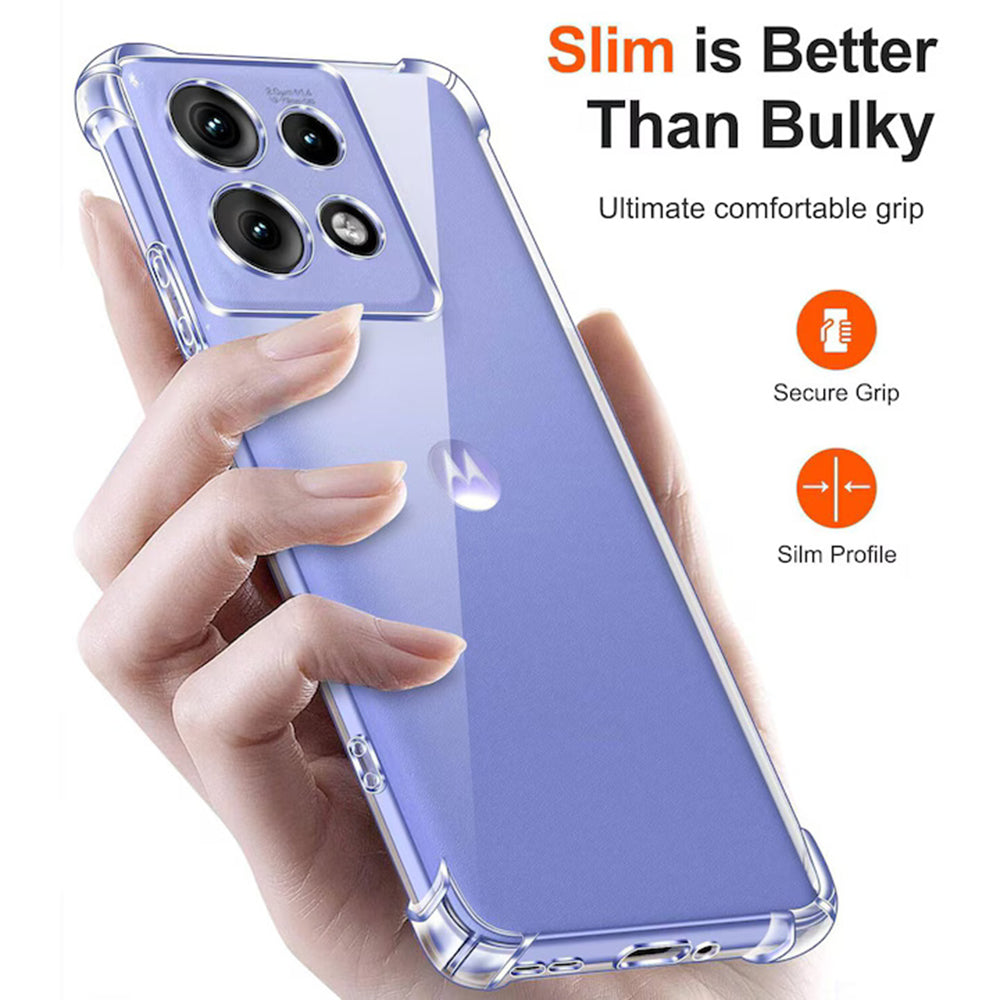Tok Motorola Edge 50 Neo-hoz, Techsuit, ütésálló átlátszó, áttetsző