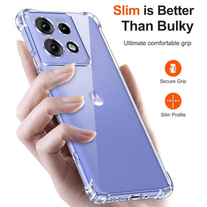 Tok Motorola Edge 50 Neo-hoz, Techsuit, ütésálló átlátszó, áttetsző