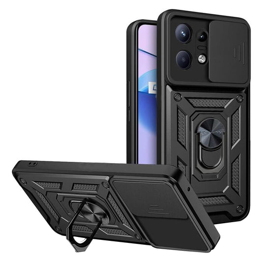 Tok Motorola Edge 50 Pro-hoz, Techsuit, CamShield, Fekete