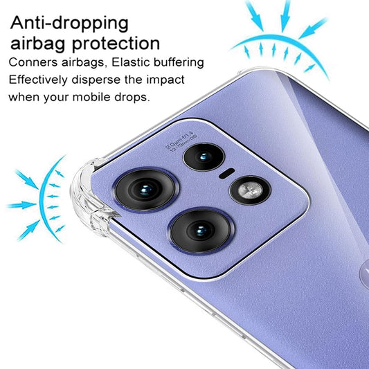 Tok Motorola Edge 50 Pro-hoz, Techsuit, Ütésálló Átlátszó, Átlátszó