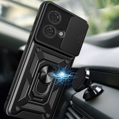 Tok Motorola Edge 50 Ultra-hoz, Techsuit, CamShield, Fekete