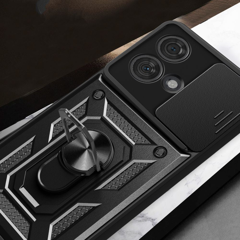 Tok Motorola Edge 50 Ultra-hoz, Techsuit, CamShield, Fekete