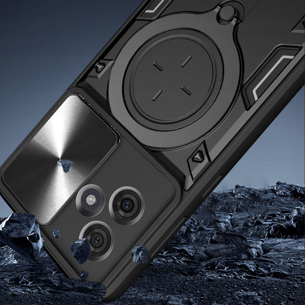 Tok Motorola Edge 60 Fusion / Edge 60-hoz, Techsuit, CamGuard Pro, Fekete