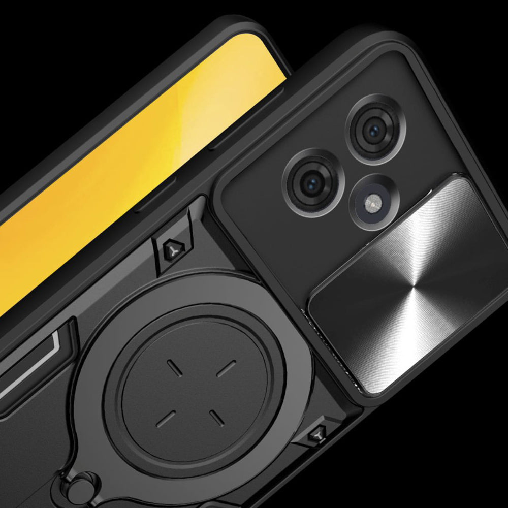 Tok Motorola Edge 60 Fusion / Edge 60-hoz, Techsuit, CamGuard Pro, Fekete