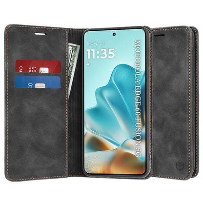 Tok Motorola Edge 60 Fusion / Edge 60-hoz, Techsuit, Confy, Fekete