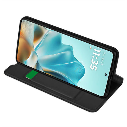 Tok a Motorola Edge 60 Fusion / Edge 60-hoz, Techsuit, Magskin Book, Fekete