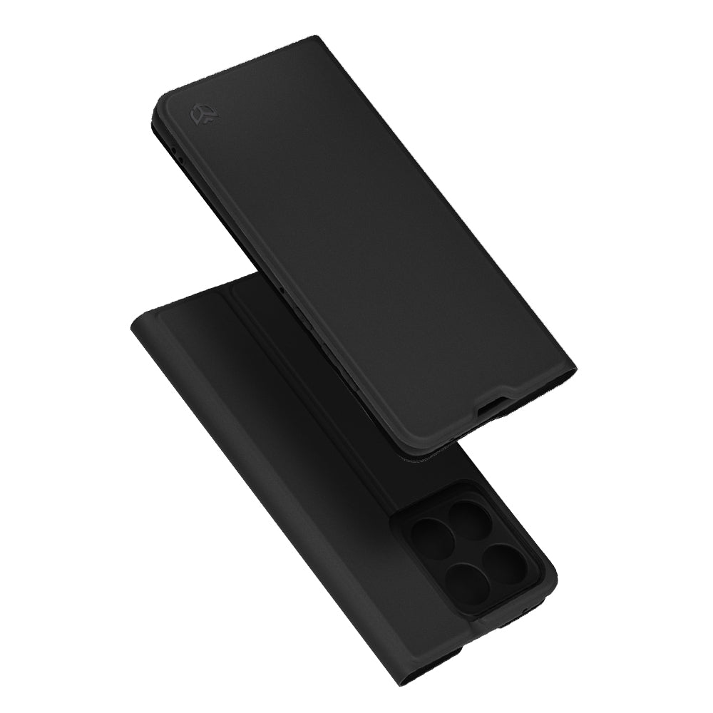 Tok a Motorola Edge 60 Fusion / Edge 60-hoz, Techsuit, Magskin Book, Fekete
