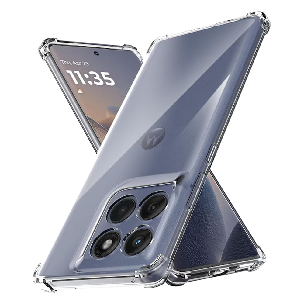 Tok a Motorola Edge 60 Fusion / Edge 60 készülékhez, Techsuit, ütésálló, átlátszó