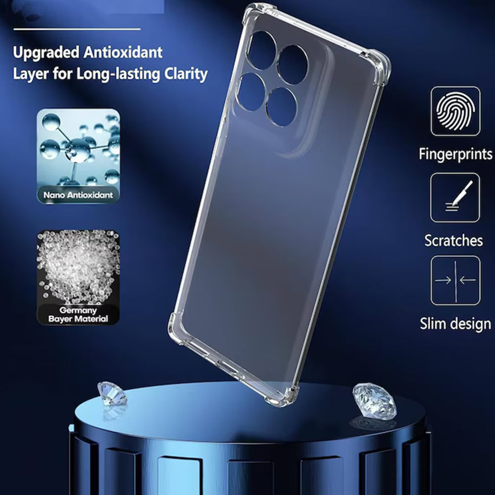 Tok a Motorola Edge 60 Fusion / Edge 60 készülékhez, Techsuit, ütésálló, átlátszó