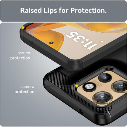 Case for Motorola Edge 60 Neo / Edge 50 Neo, Techsuit, Carbon, Blue