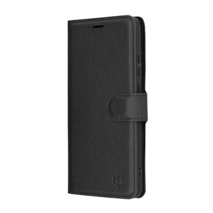 Case for Motorola Edge 60 Neo / Edge 50 Neo, Techsuit, Leather Folio, Black