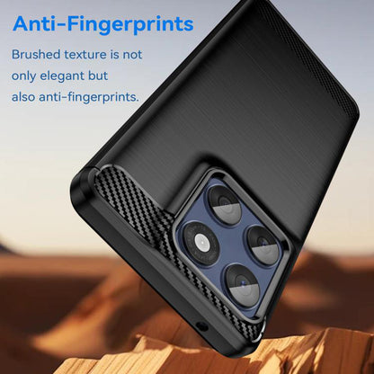 Case for Motorola Edge 60 Pro, Techsuit, Carbon, Black
