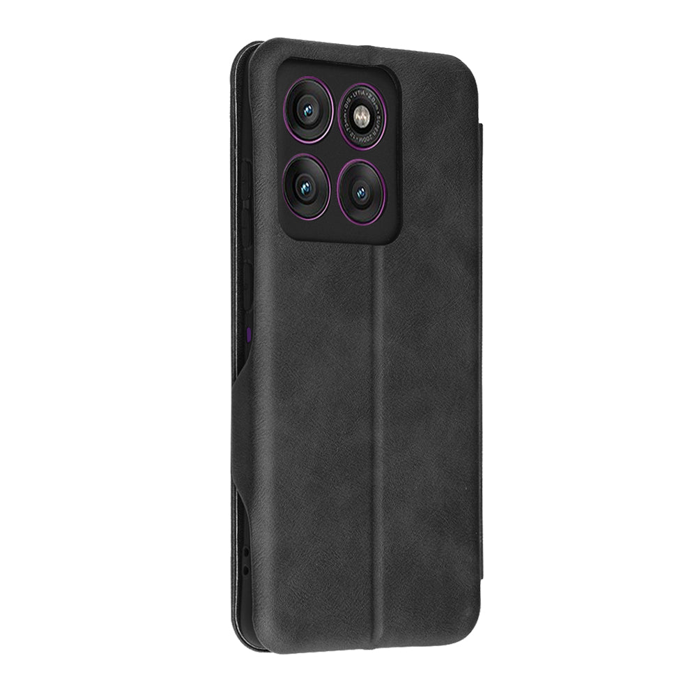 Tok Motorola Edge 60 Pro-hoz, Techsuit, Safe Wallet Plus, Fekete