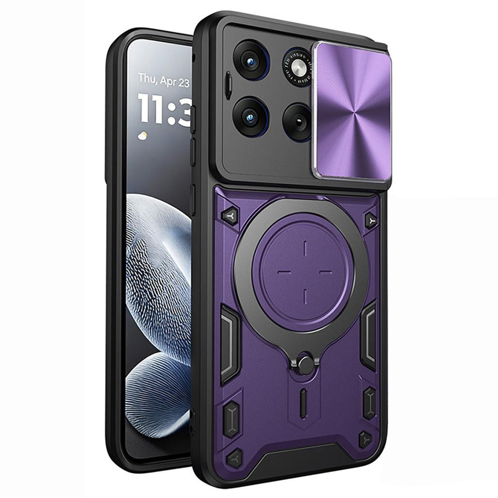 Tok a Motorola Edge 70 Fusion készülékhez, Techsuit, CamGuard Pro, Lila