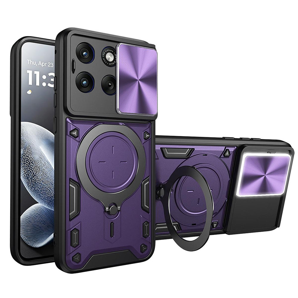 Tok a Motorola Edge 70 Fusion készülékhez, Techsuit, CamGuard Pro, Lila