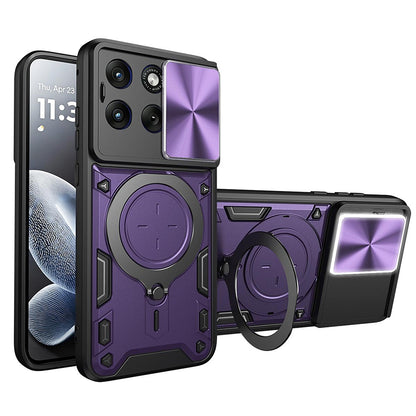 Tok a Motorola Edge 70 Fusion készülékhez, Techsuit, CamGuard Pro, Lila