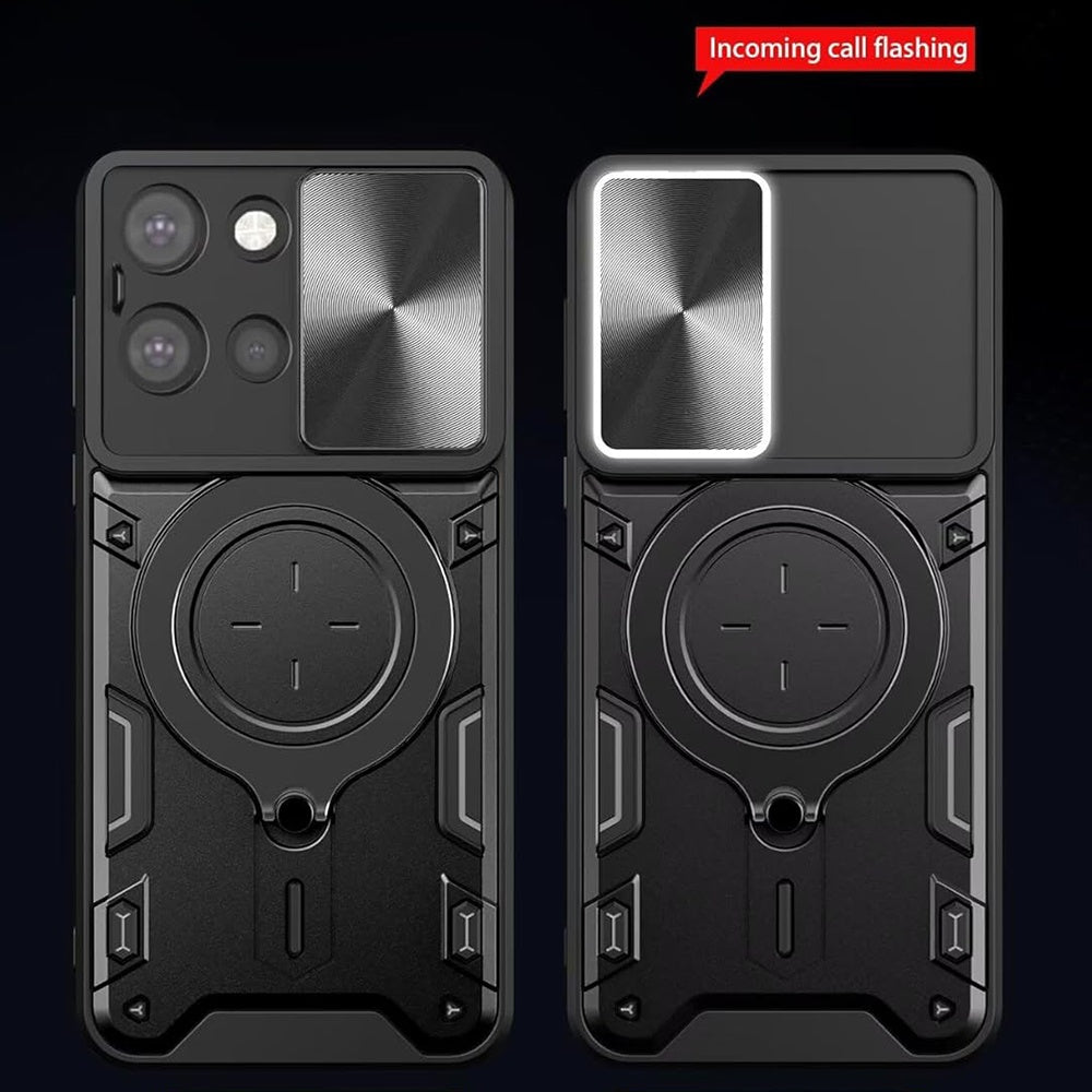 Case for Motorola Edge 70 Fusion, Techsuit, CamGuard Pro, Black