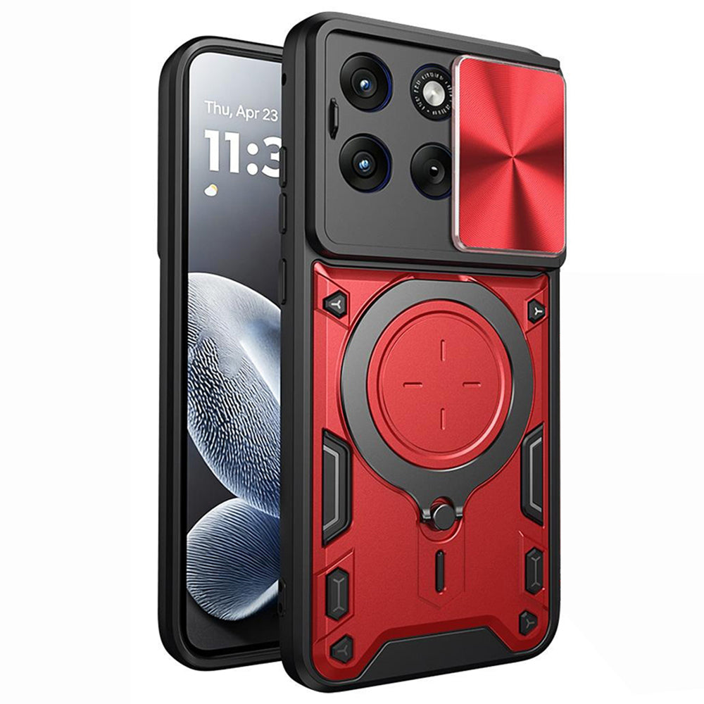 Tok a Motorola Edge 70 Fusion készülékhez, Techsuit, CamGuard Pro, Piros
