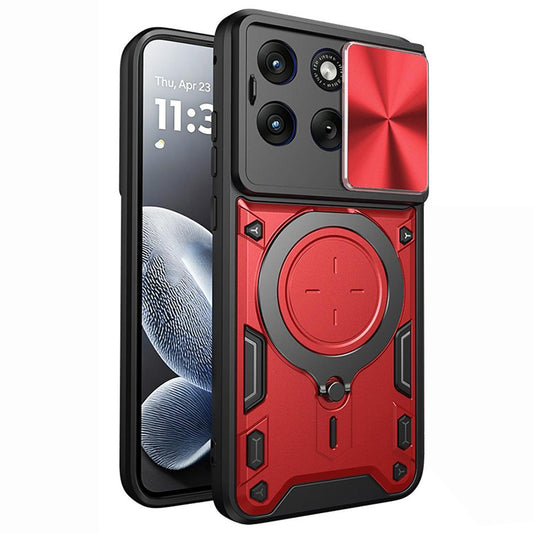 Tok a Motorola Edge 70 Fusion készülékhez, Techsuit, CamGuard Pro, Piros
