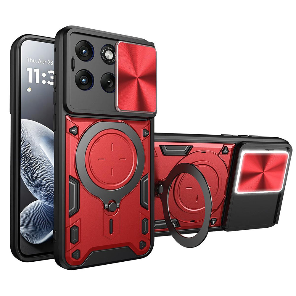 Tok a Motorola Edge 70 Fusion készülékhez, Techsuit, CamGuard Pro, Piros