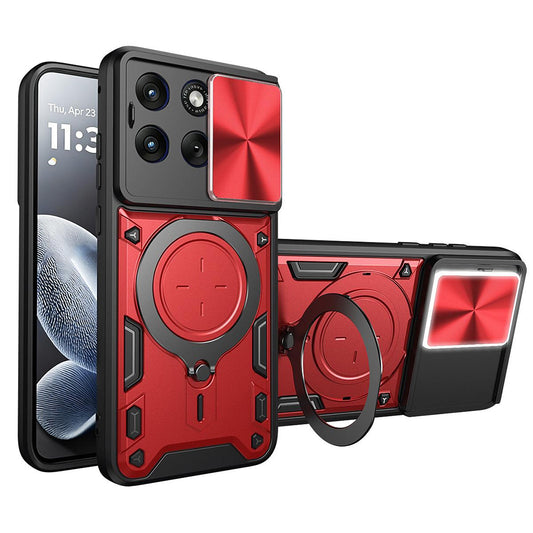 Tok a Motorola Edge 70 Fusion készülékhez, Techsuit, CamGuard Pro, Piros
