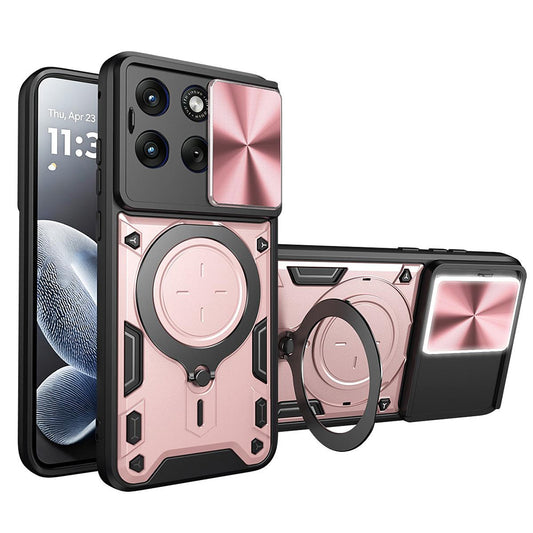 Tok a Motorola Edge 70 Fusion készülékhez, Techsuit, CamGuard Pro, Rózsaarany