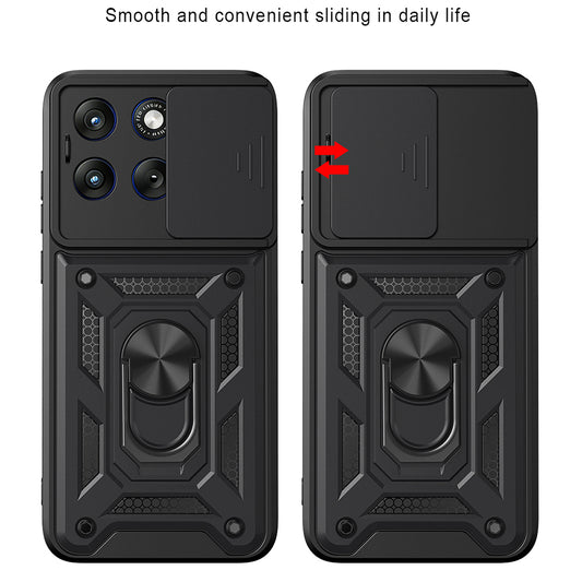 Tok Motorola Edge 70 Fusion készülékhez, Techsuit, CamShield, Zöld