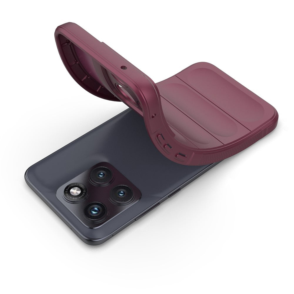 Tok a Motorola Edge 70 Fusion készülékhez, Techsuit, Magic Shield, Bordó
