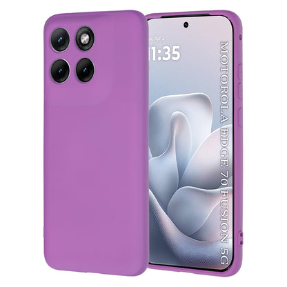 Case for Motorola Edge 70 Fusion, Techsuit, SoftFlex, Purple