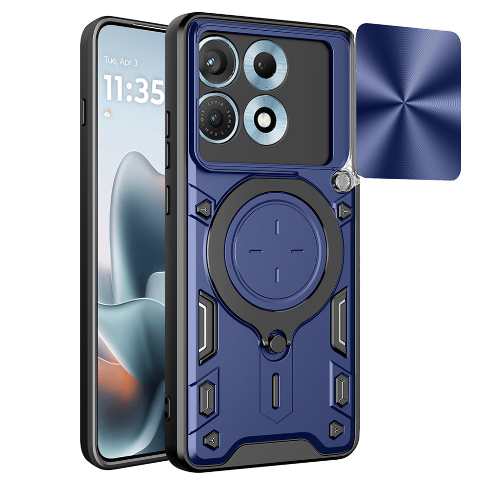Tok a Motorola Edge 70 Max készülékhez, Techsuit, CamGuard Pro, Kék