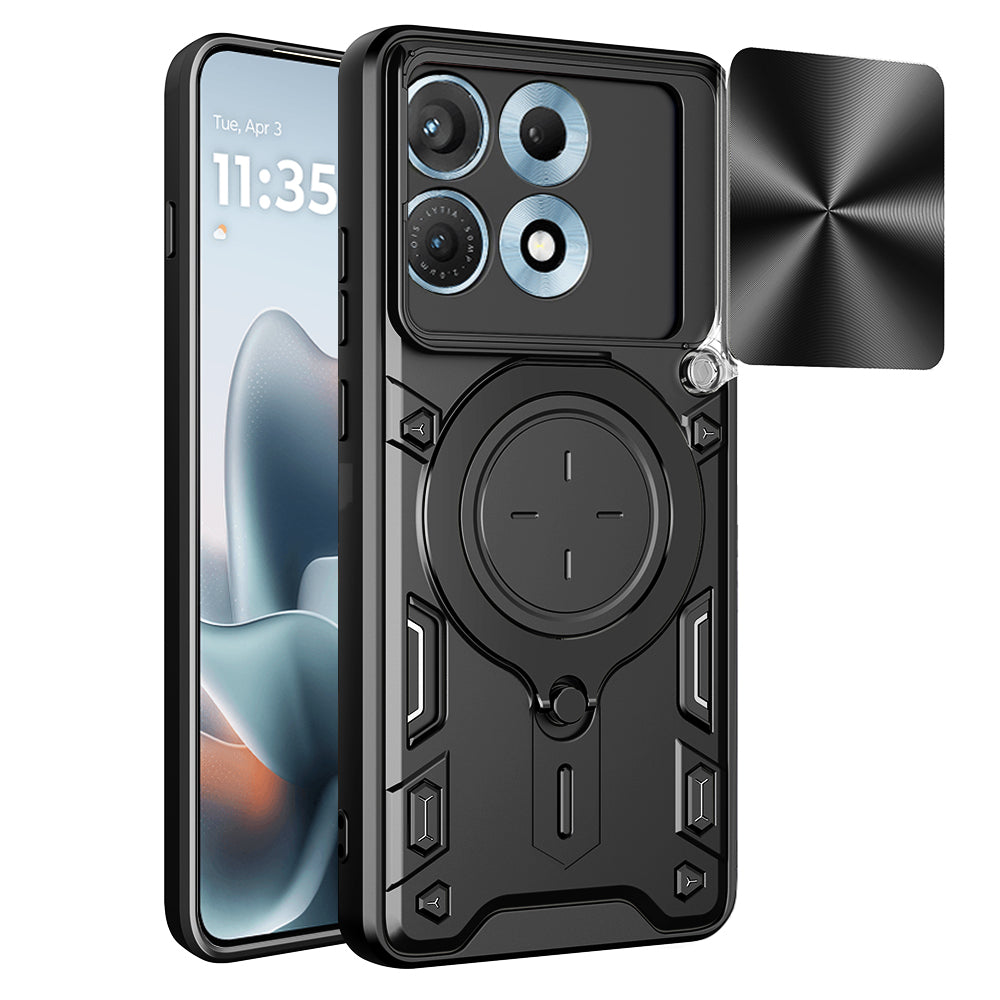 Tok a Motorola Edge 70 Max készülékhez, Techsuit, CamGuard Pro, Fekete
