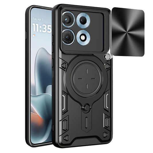 Tok a Motorola Edge 70 Max készülékhez, Techsuit, CamGuard Pro, Fekete