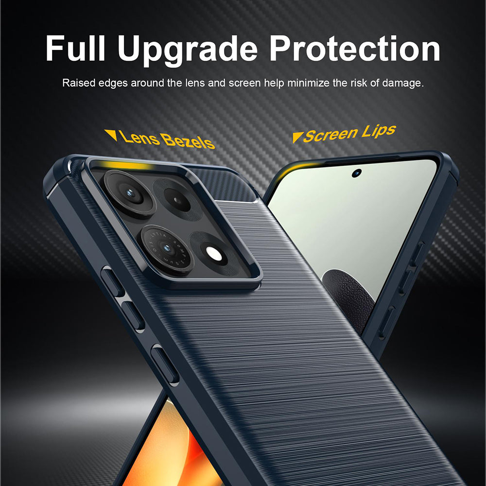 Tok Motorola Edge 70 Max-hoz, Techsuit, karbon, kék