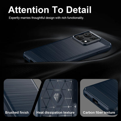 Tok Motorola Edge 70 Max-hoz, Techsuit, karbon, kék
