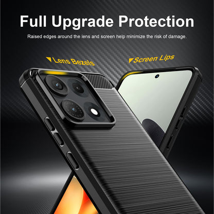 Tok a Motorola Edge 70 Max készülékhez, Techsuit, karbon, fekete