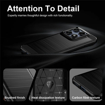 Tok a Motorola Edge 70 Pro-hoz, Techsuit, karbon, fekete