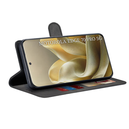 Tok Motorola Edge 70 Pro-hoz, Techsuit, Diary Book, Fekete